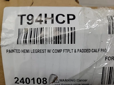 Reposapiés elevadores para silla de ruedas Invacare almohadillas acolchadas para pantorrillas T94HCP nuevos Foto 1 de 4