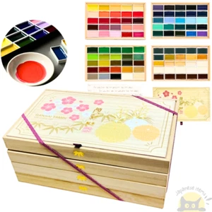 Kuretake Gansai Tambi 100 Color Watercolor Set Limited Edition Japan MC20/100WD3 - Picture 1 of 12