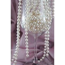 10FT 8mm Ivory Pearl Garland String for Wedding Bridal Corsages Decorations