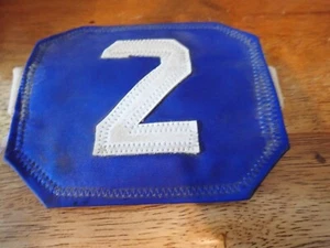 Vintage Jockey arm band number 2 HORSE racing jockey uniform bx C - Picture 1 of 2