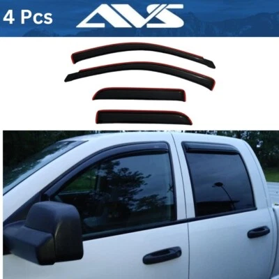 AVS Vent Visors Window Deflectors Rain Guards For Dodge RAM 2500/3500 2003-2009 - Image 1 of 4