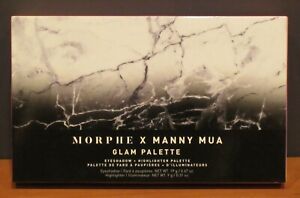 Morphe X Manny MUA Glam Palette 12 Eyeshadow & 2 Highlighter $20 NIB