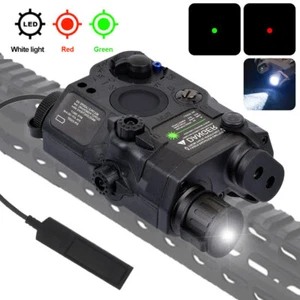 Hunting LED Flashlight Light Dual Laser Sight 20mm Picatinny Rail w/ TAC Switch - Picture 1 of 18