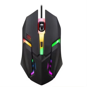RGB Wired Gaming Mouse Adjustable DPI 4 Button Computer Office Laptop Accessory - Picture 1 of 6
