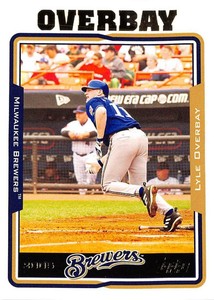2005 Topps #4 Lyle Overbay Brewers NM-MT 