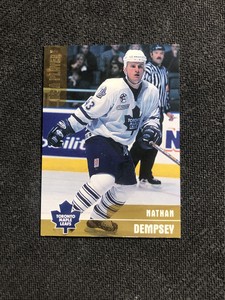 1999-00 BE A PLAYER BAP MEMORABILIA NATHAN DEMPSEY GOLD #ed 14/100