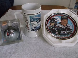 Dale Earnhardt 3 piece collection Mug, Dish Christmas Ornament Limited Edition - Picture 1 of 6