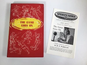 The Game Goes On  Rugby Union 1954 The Sportsmans Book Club Edition with insert - Imagen 1 de 19