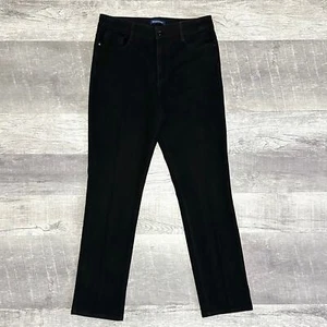 Jean recto moderno Bandolino Amy negro para mujer 10 (32X31) tiro medio control abdominal - Imagen 1 de 9