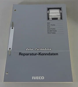 Manual De Taller / Datos De Reparación Iveco Zeta / TURBOZETA 50.9... De 1986 - Imagen 1 de 4