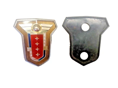 Mercury Monterey 1952 1953 guardabarros delantero emblema y junta de montaje Foto 1 de 2