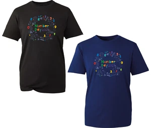 Numbers Day 2023 T-Shirt Maths Day Symbols School Charity Day Mathletics Top - Picture 1 of 4