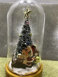 Disney Mickey Santa & Pluto Dome Holiday Christmas Tree Light Up Tested Works - Picture 1 of 13
