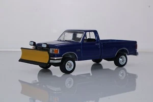 1991 Ford F-250 XL 4X4 with Snow Plow Brick Nose 4x4 1:64 Diecast Model - Picture 1 of 8