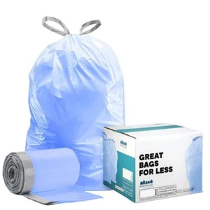Bolsas de basura de ajuste personalizado Plasticplace compatibles con código simplehuman V, 100 unidades - Imagen 1 de 5