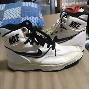 Rare Nike Driving Force Canvas Black and White Men's Sneakers US11.5 From JAPAN - Picture 1 of 4