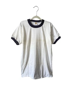 vintage russell athletic gold tag ringer t-shirt youth size large NOS NWOT 70s - Picture 1 of 7