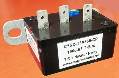 T21-6) 1965 1966 Thunderbird Turn Signal Indicator Relay    ( Fixes LED glitch ) - Image 1 of 3