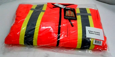 Holmes Workwear 116516MHORHT (M)) Heated Series SoftShell Jacket Orange Medium - Image 1 of 4