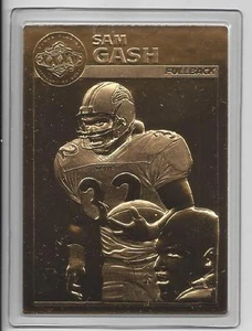 Sam Gash Danbury Mint Ravens Super Bowl XXXV 22kt Gold Limited Edition CD - Bild 1 von 1