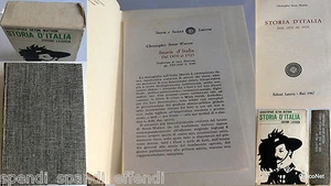 CHRISTOPHER SETON-WATSON STORIA D'ITALIA DAL 1870 AL 1925 LATERZA 1967 - Picture 1 of 1