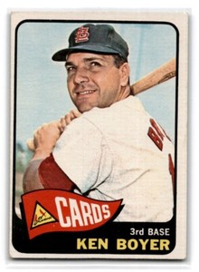 1965 Topps Ken Boyer St. Louis Cardinals #100
