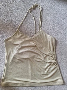 Room Two Halter Top Gold Size 12 Brand New - Picture 1 of 7