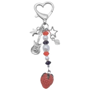 Erdbeere Schlüsselanhänger Keychain Anhänger Tasche Schlüsselring Rucksack Schlüssel Hängedeko - Bild 1 von 12