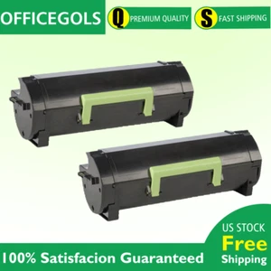 2x 60F1000 601 Toner for Lexmark MX310dn MX410de MX511dte MX610de MX611dfe 2.5K - Picture 1 of 1