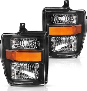 Conjunto Faros Compatible con Ford Super Duty 2008 2009 2010 08 09 10 - Imagen 1 de 6