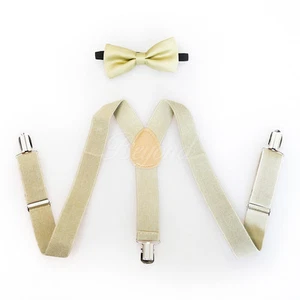  bow tie & suspender set for new born Baby Toddler Kids Boys Girls  - Picture 1 of 232