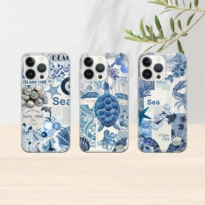 Funda de teléfono de playa de verano para iPhone 16 15 14 para Pixel 9 8 Pro para Samsung S24 Foto 1 de 4