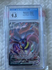 2020 CGC 9.5 Malamar VMAX Full Art Holo 122/192 Pokemon TCG Rebel Clash Gem Mint - Picture 1 of 8
