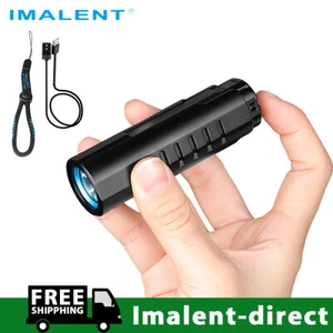 Imalent LD70 4000lms Mini EDC Keychain Flashlight CREE XHP 70 LED Torch Black - Picture 1 of 12