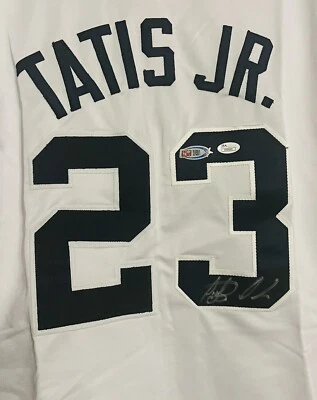 Fernando Tatis Jr Signed Autographed San Diego Padres Pro Style Jersey w/JSA COA - Image 1 of 4