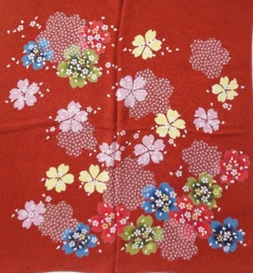 Japanisches Wickeltuch Seide Furoshiki, 28 x 29 Zoll (73 x 76 cm) - Bild 1 von 4