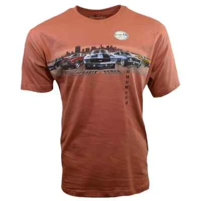Camiseta Hombre - Azul Newport - American Muscle Cars Racing - Talla MEDIANA NUEVA Foto 1 de 4