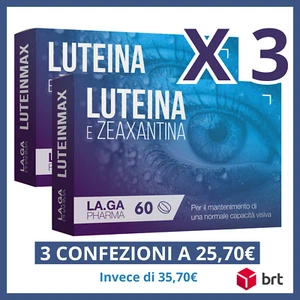 Integratore Occhi PROMO 3 PZ con Luteina e Zeaxantina Alto Dosaggio 60 Compresse - Foto 1 di 6