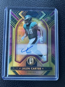 2023 GOLD STANDARD #148 JALEN CARTER RC Auto EAGLES /24