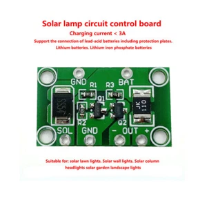 3 Stück Solarlampe Platine Laden Straßenlaterne Schalter Platine - Bild 1 von 8
