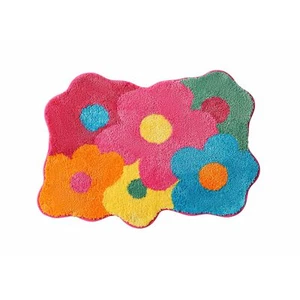 Flower Bath Mat Cute Funny Colorful Bathroom Rugs Microfiber Absorbent Non Sl... - Picture 1 of 7