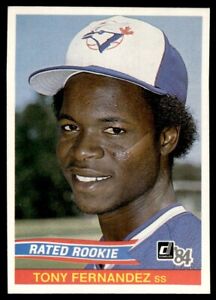 1984 Donruss Rated Rookie Tony Fernandez #32