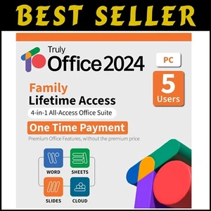 Comprehensive 4-in-1 Windows Software Suite with Lifetime License for Families - Picture 1 of 11
