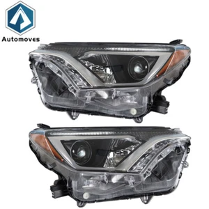Left+Right Projector Headlights Pair For Toyota Rav4 2016-2018 Tube Bar Halogen - Bild 1 von 12