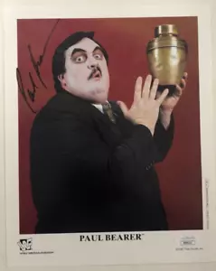 WWE Paul Bearer Photo P-391 Official WWF PROMO Autographed JSA Authenticated - Picture 1 of 1