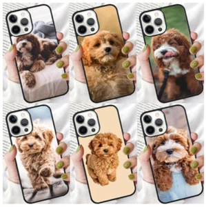 Cavoodle Cavapoo Caniche Dog Cover Case For iPhone 16 Pro Max 15 14 13 12 11 Xr - Photo 1 sur 12