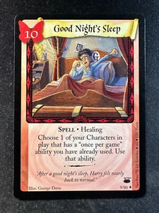 Harry Potter TCG 9/80 Good Night's Sleep Diagon Alley Spell Rare NM - Picture 1 of 2