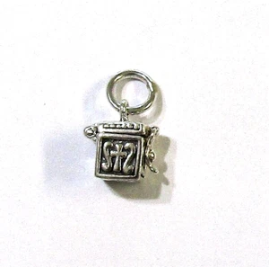 STERLING SILVER TRINKET BOX CHARM #3G200009 - Picture 1 of 2