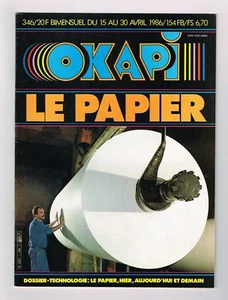 *** OKAPI *** Nr. 346 - 04/1986 - Le Papier / Bebeto Brasilianischer Fußballer // Sehr guter Zustand - Bild 1 von 2