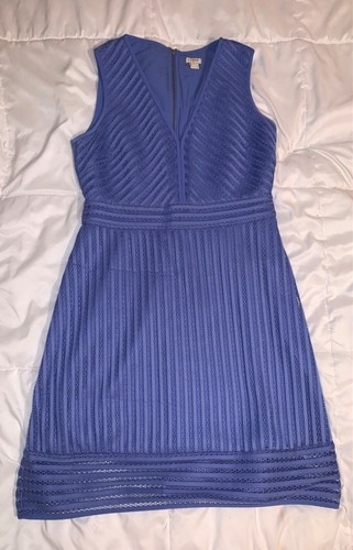 VETEMENTS Abito donna J.CREW scollo a v pervinca lunghezza ginocchio taglia 8